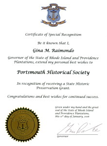 January 2016 Grant Award